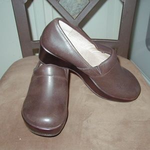 Slip on   comfortable clog like mule